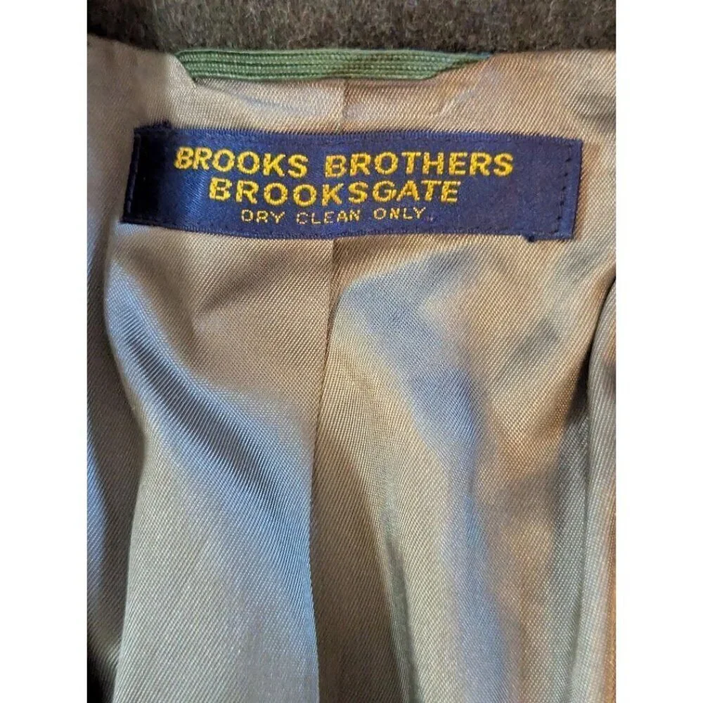 Brooks Brothers Brooksgate Men's Suit Jacket Sports Coat Wool Green
